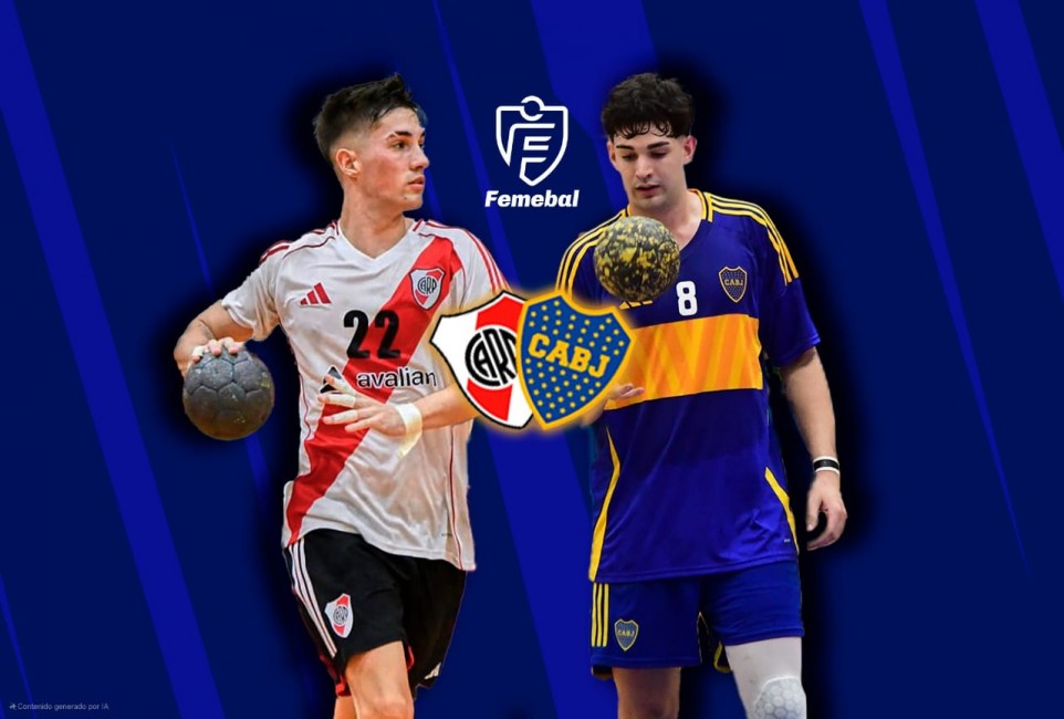 El Súperclásico llega por primera vez
al handball metropolitano masculino